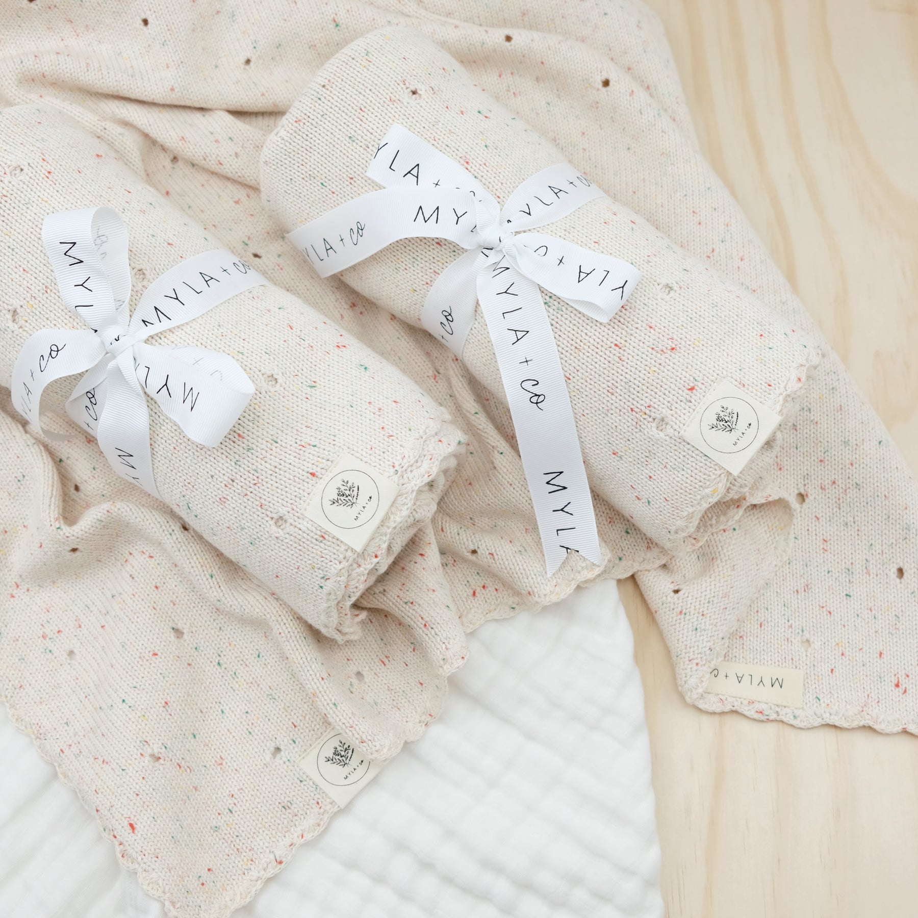 Rylee Knitted Blanket - Myla + Co.